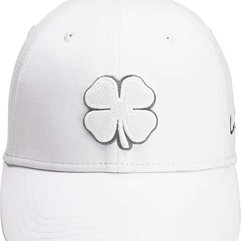 Black Clover Golf Premium Clover #103 L/XL White/Grey Hat
